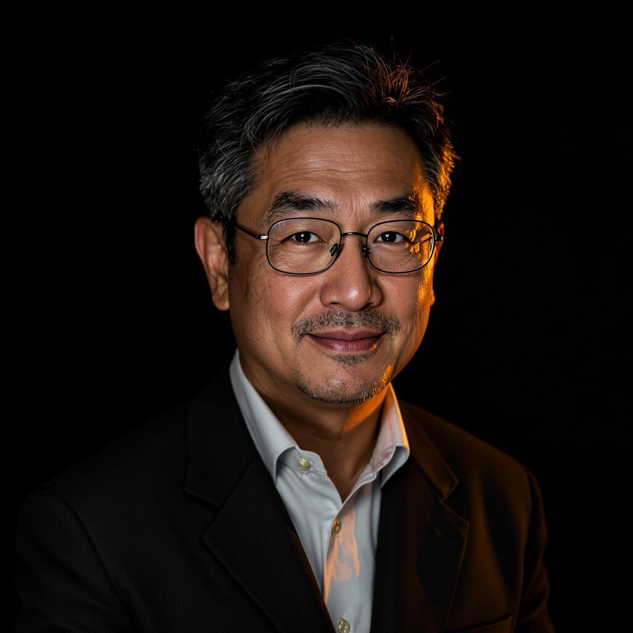 陈星海博士肖像照，老湿影院创始人兼CEO